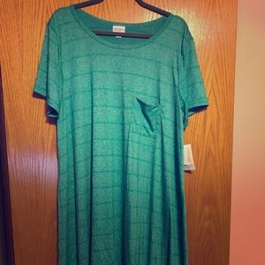 Dark mint 3XL Carly swing dress